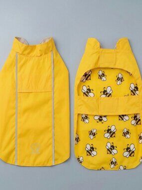 IE Hoodless Raincoat - Yellow Bees